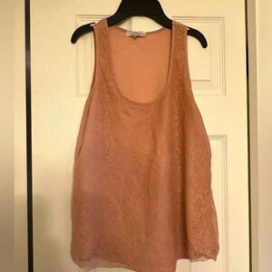 Freebird lace tank top size S